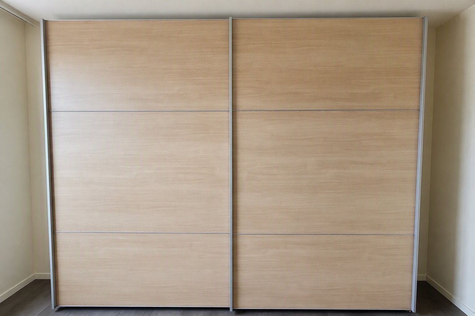 Chambre moderne complète d'aspect chêne clair, Enlèvement, Utilisé, Deux personnes, Modern