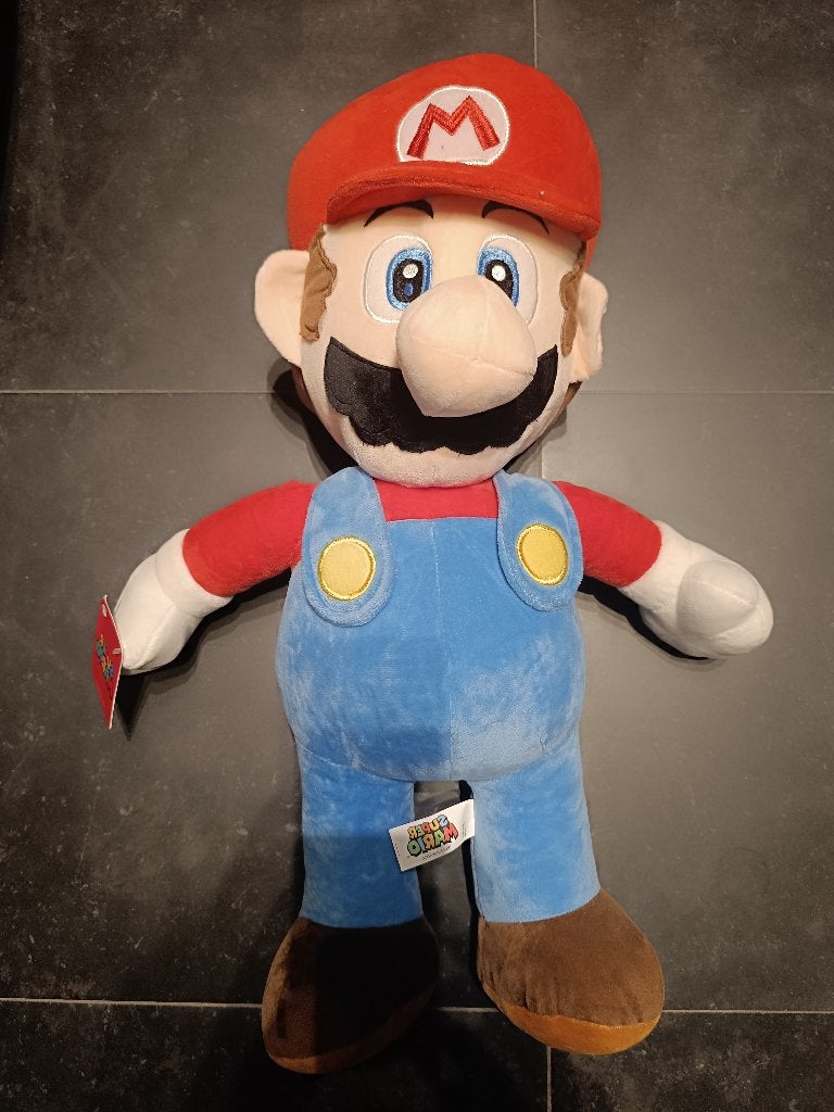 Super Mario bros knuffel 50 cm, Kinderen en Baby's, Ophalen, Nieuw, Nintendo, Middelgroot (20 tot 80 cm)