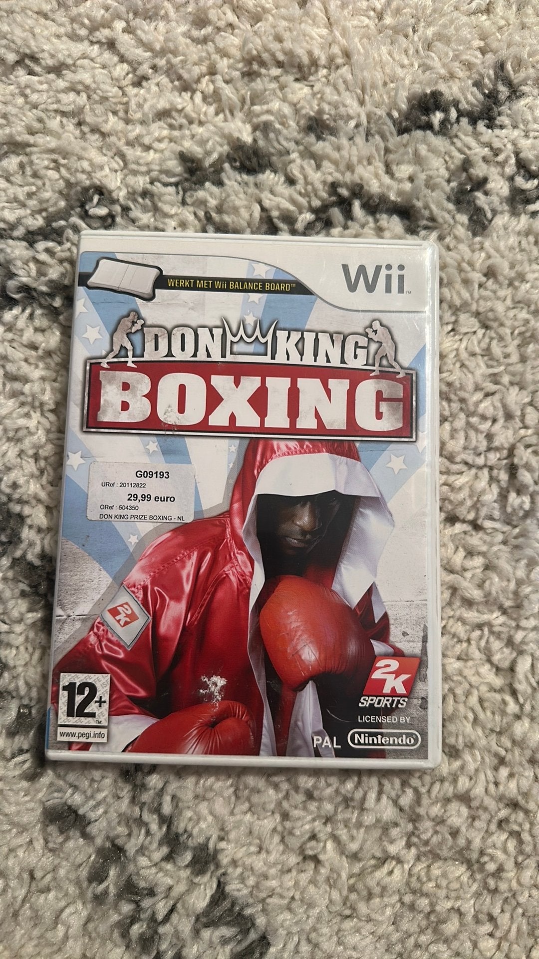 Dom King Boxing - WII, Enlèvement ou Envoi, 2 joueurs, À partir de 12 ans, Comme neuf