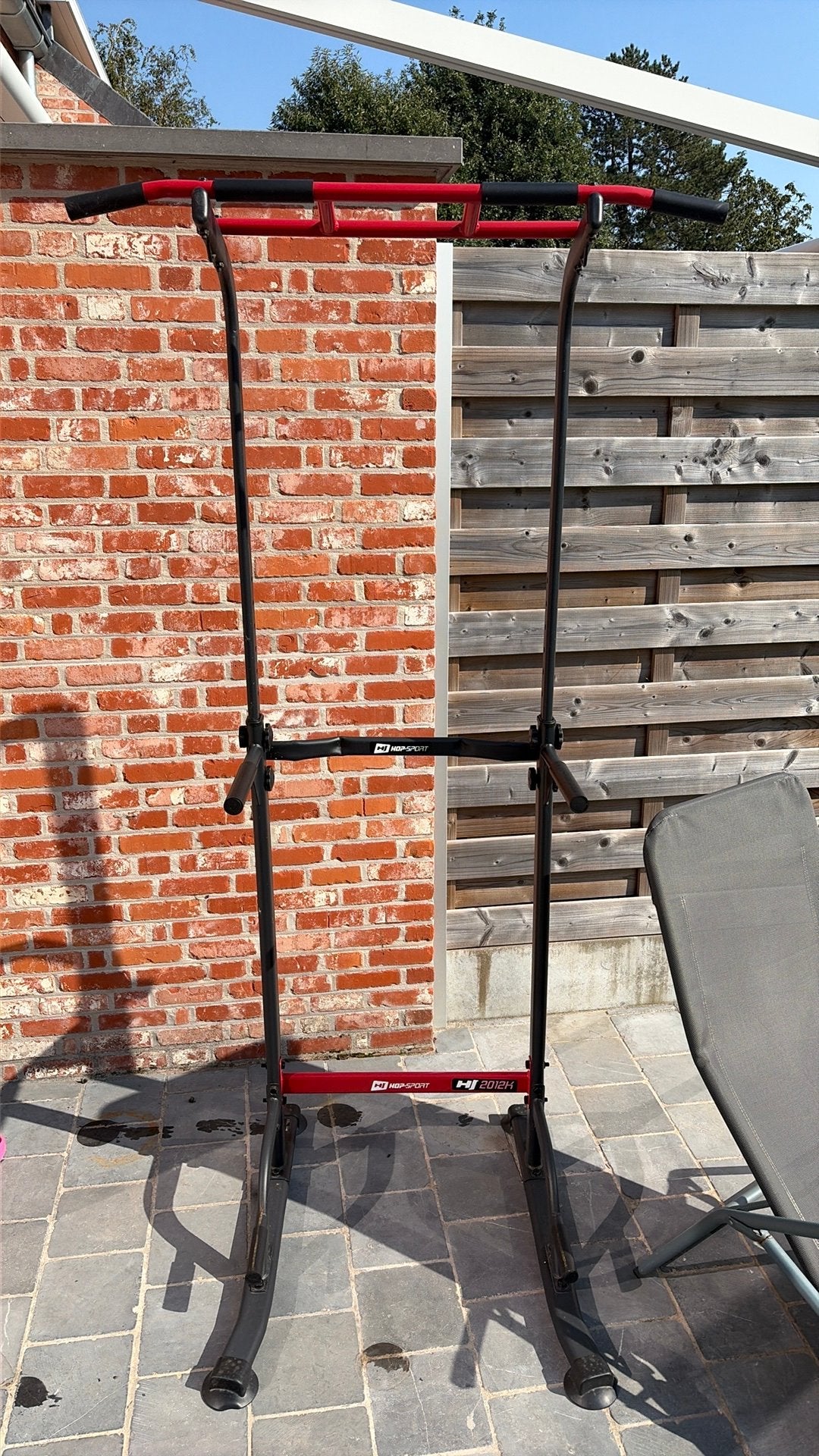 station / pull-up & dip tower/power tower, Enlèvement, Comme neuf