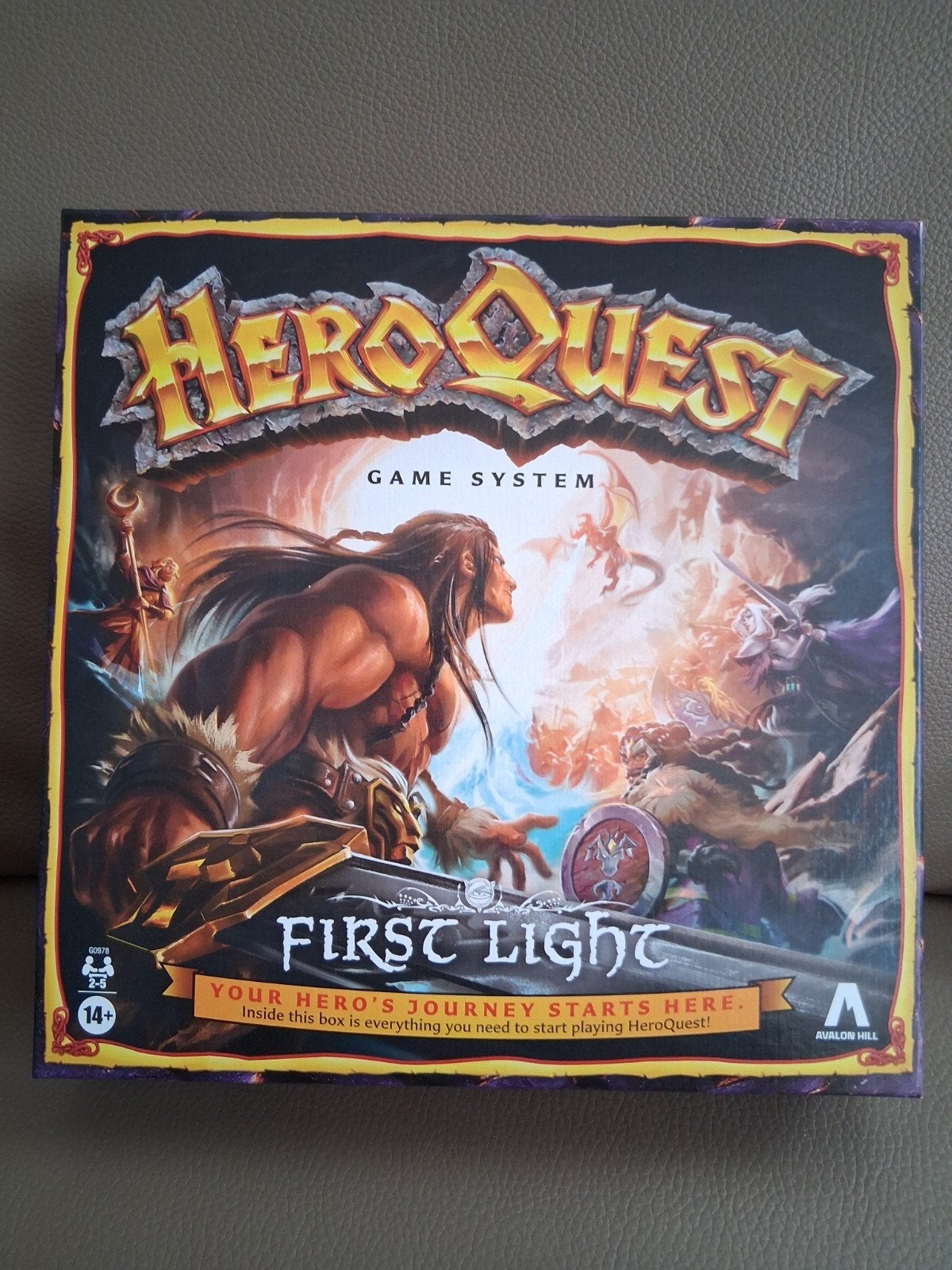 HeroQuest First light (EN), 1 ou 2 joueurs, Enlèvement ou Envoi, Neuf, HASBRO