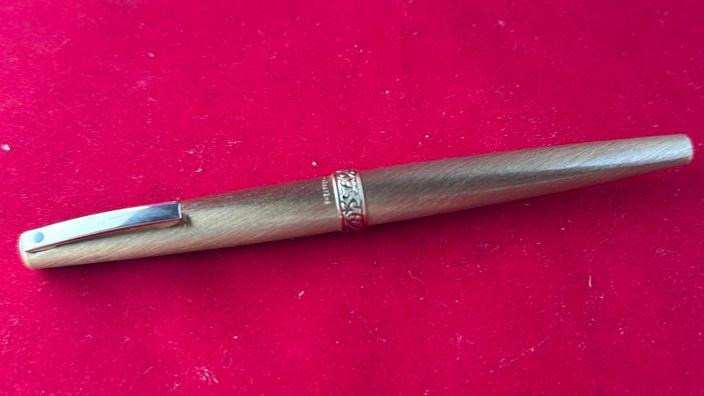 Lady sheaffer 630 florentine gold brushed, Ophalen, Sheaffer