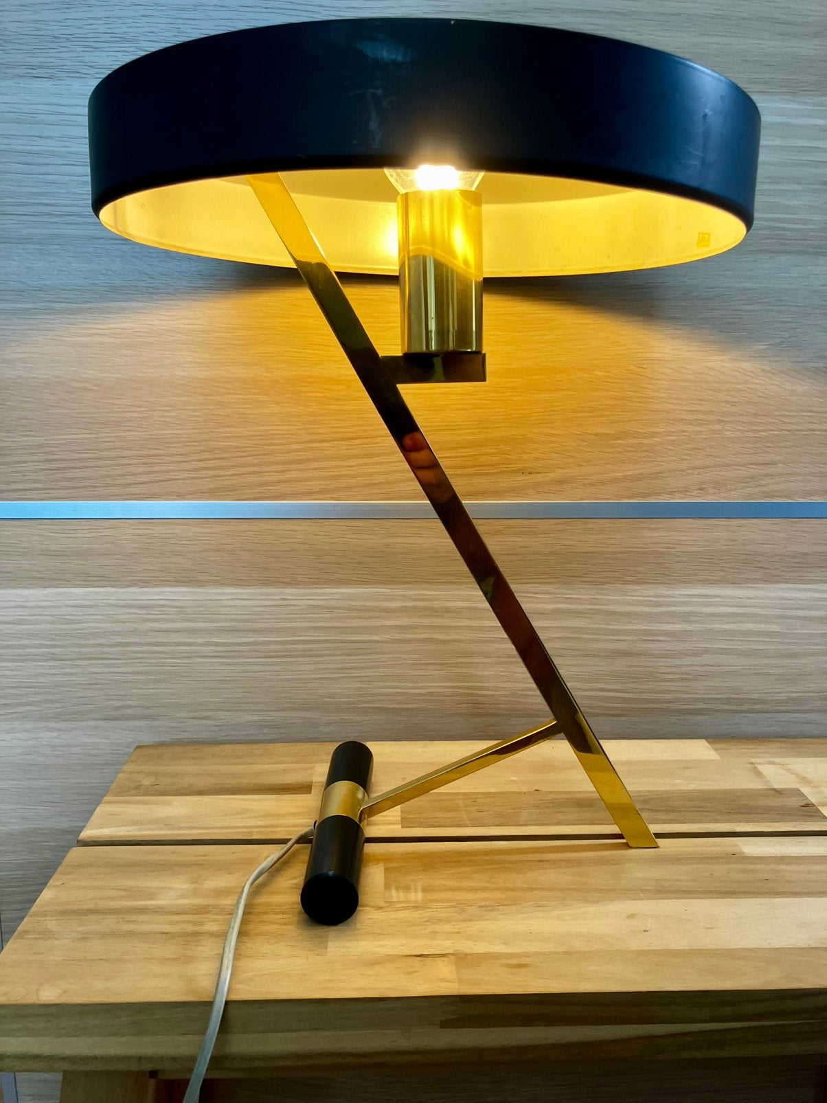 Louis Kalff Z-lamp, Lampe d'ambiance, Enlèvement, Utilisé, Source lumineuse incluse