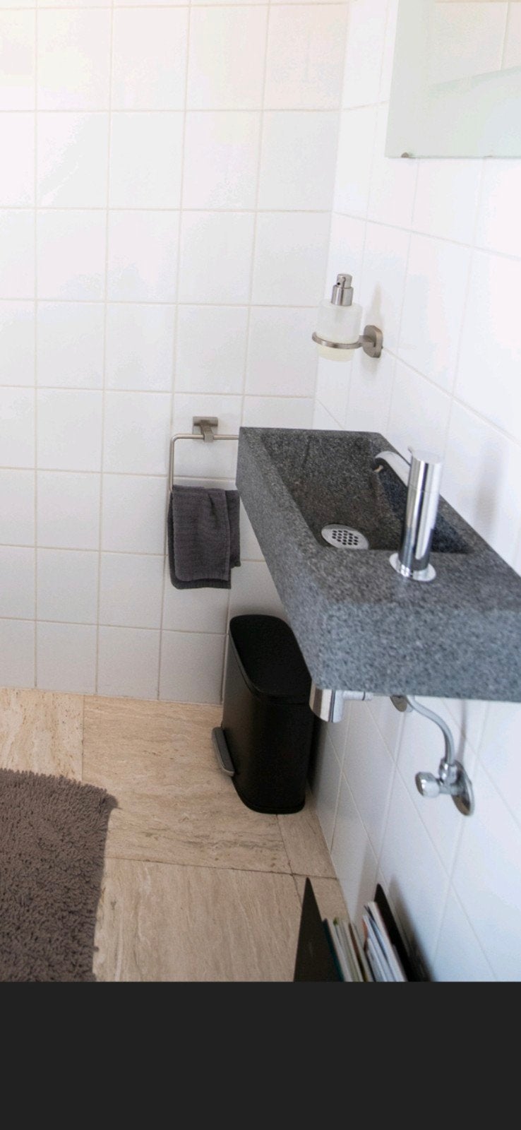 Graniet handwasbakje 400 x 230 x 110, Huis en Inrichting, Ophalen, Zo goed als nieuw