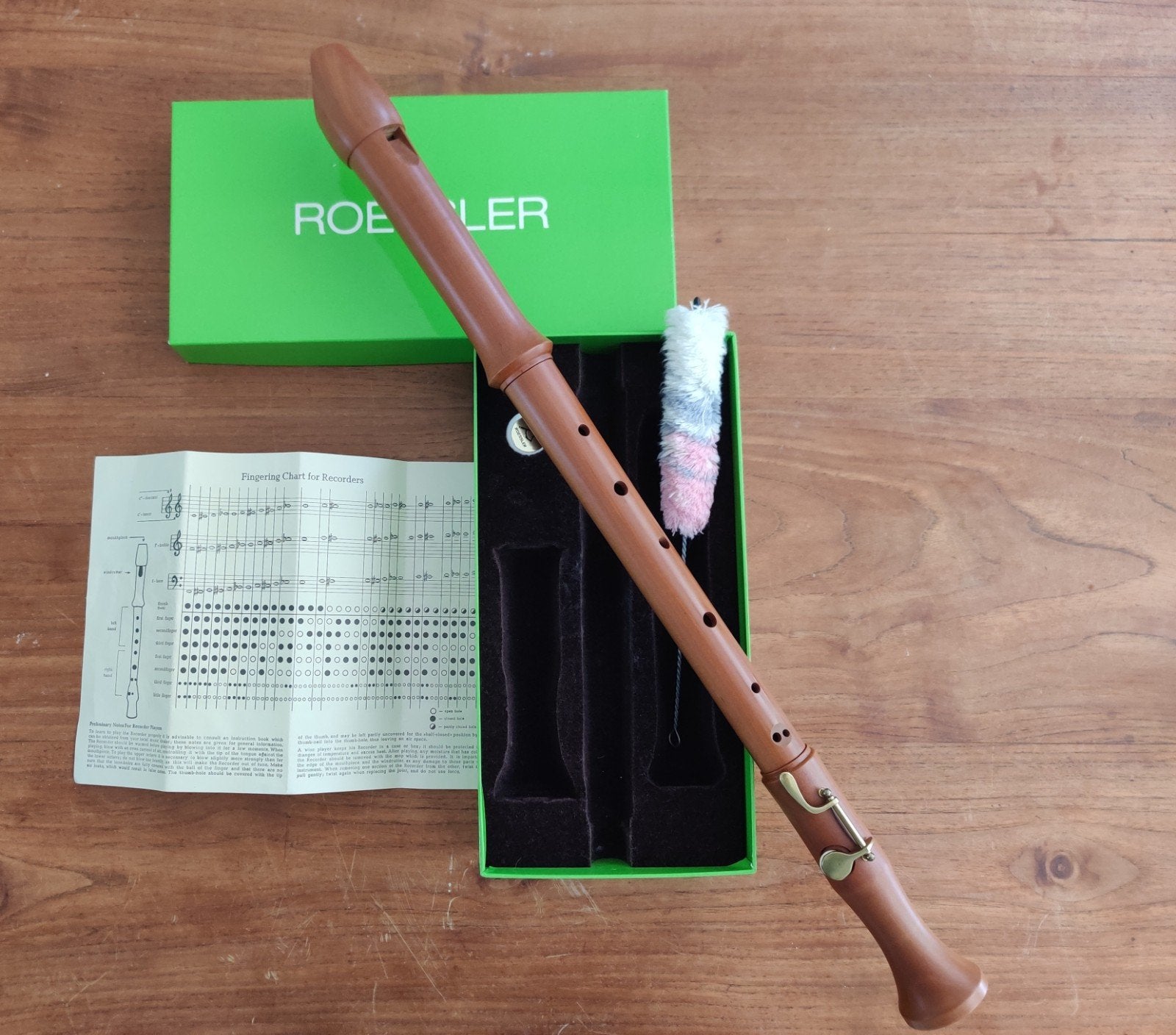 Flûte à bec ténor Roessler Scholar modèle 110, Musique & Instruments, Enlèvement, Comme neuf, Ténor, Avec valise, étui ou housse