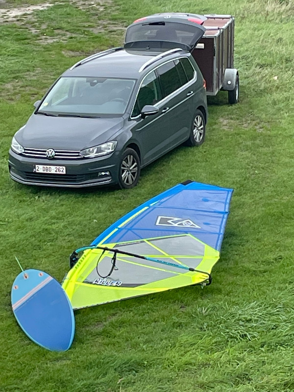 KA sail Killer 5,3m2 wavezeil, Watersport en Boten, Ophalen, 5 tot 6.5 m², KA, Zeil
