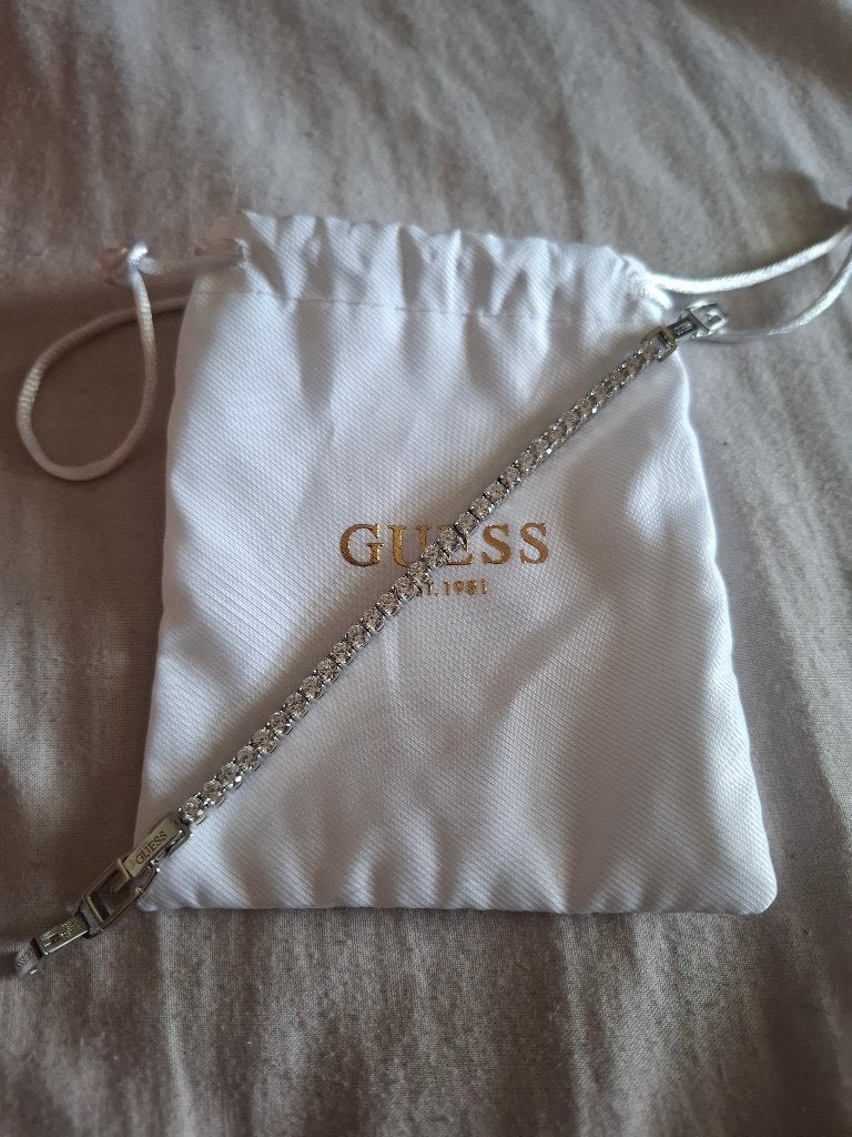 Guess armband, Ophalen, Zo goed als nieuw, Zilver, Zilver