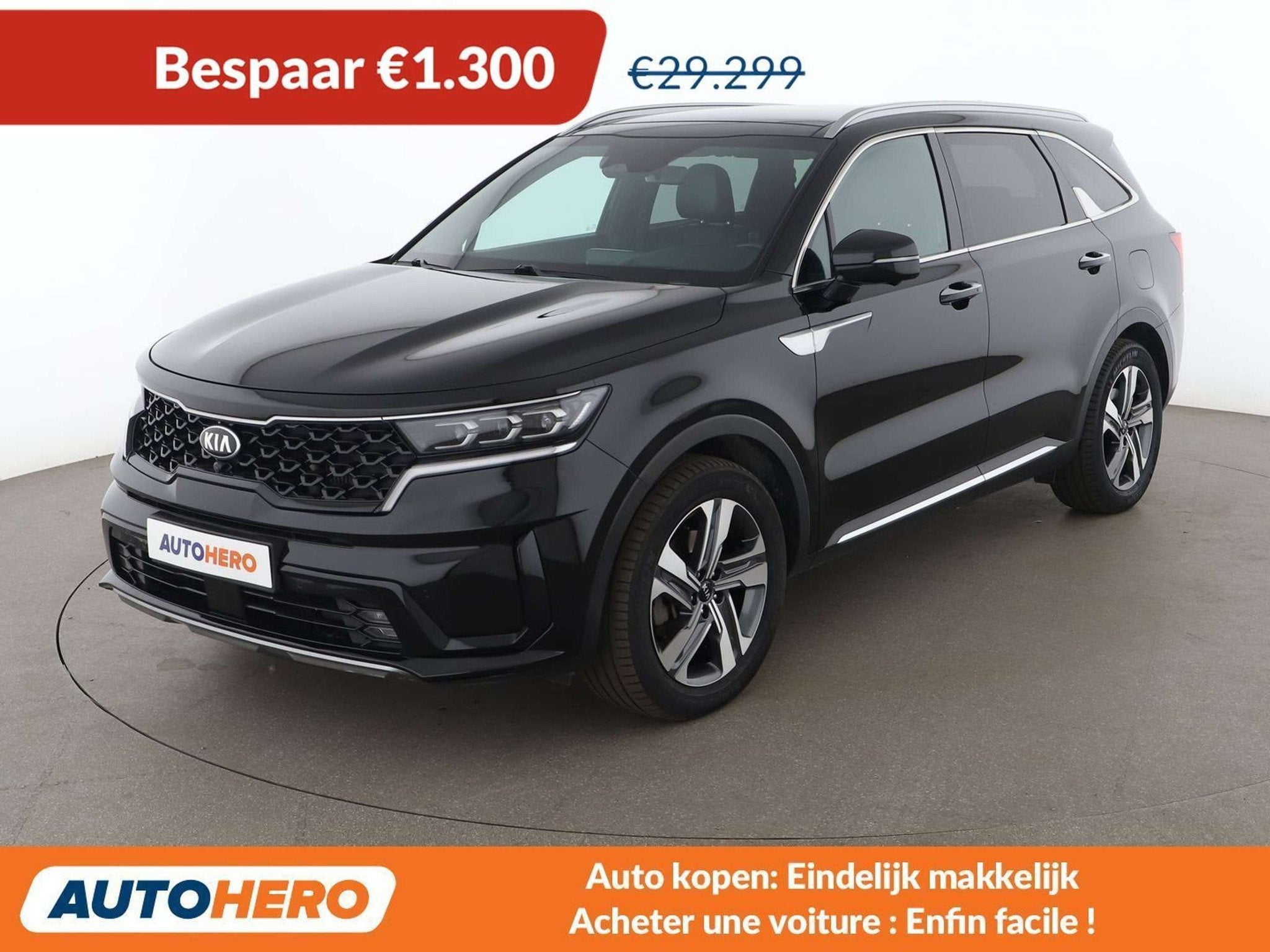 Kia Sorento 1.6 TGDI Plug-in Hybrid Platinum 4WD, Autos, Cuir, Achat, Euro 6, 5 portes