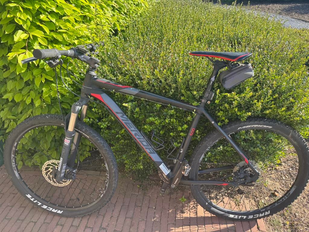 Herenfiets Merida Mountenbike 20“, Fietsen en Brommers, Fietsen | Mountainbikes en ATB, Gebruikt, Heren, Merida, Schijfrem, Ophalen