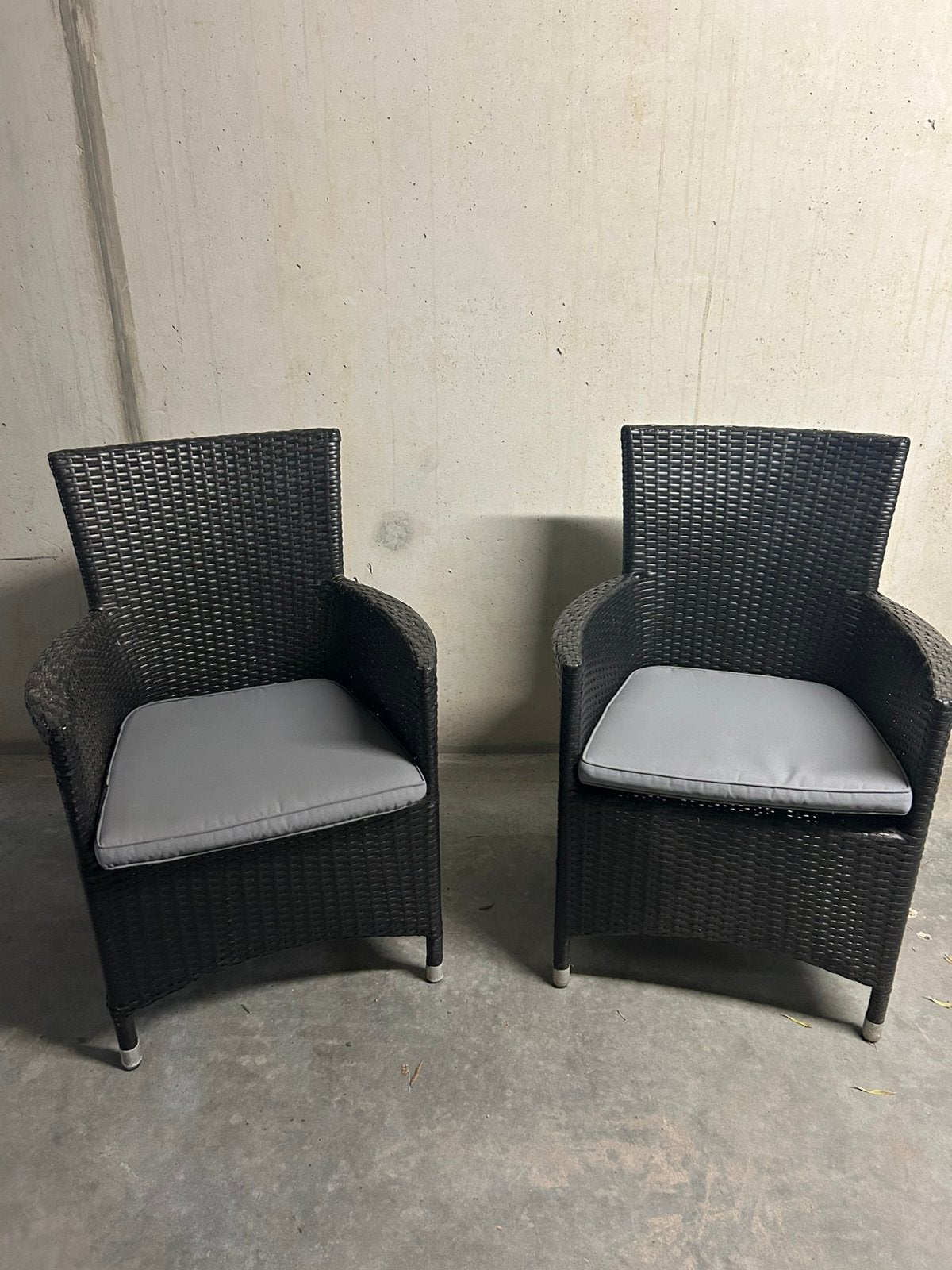 Keter 4 fauteuils Rosario graphite, Ophalen, 4 zitplaatsen, Kunststof, Zo goed als nieuw