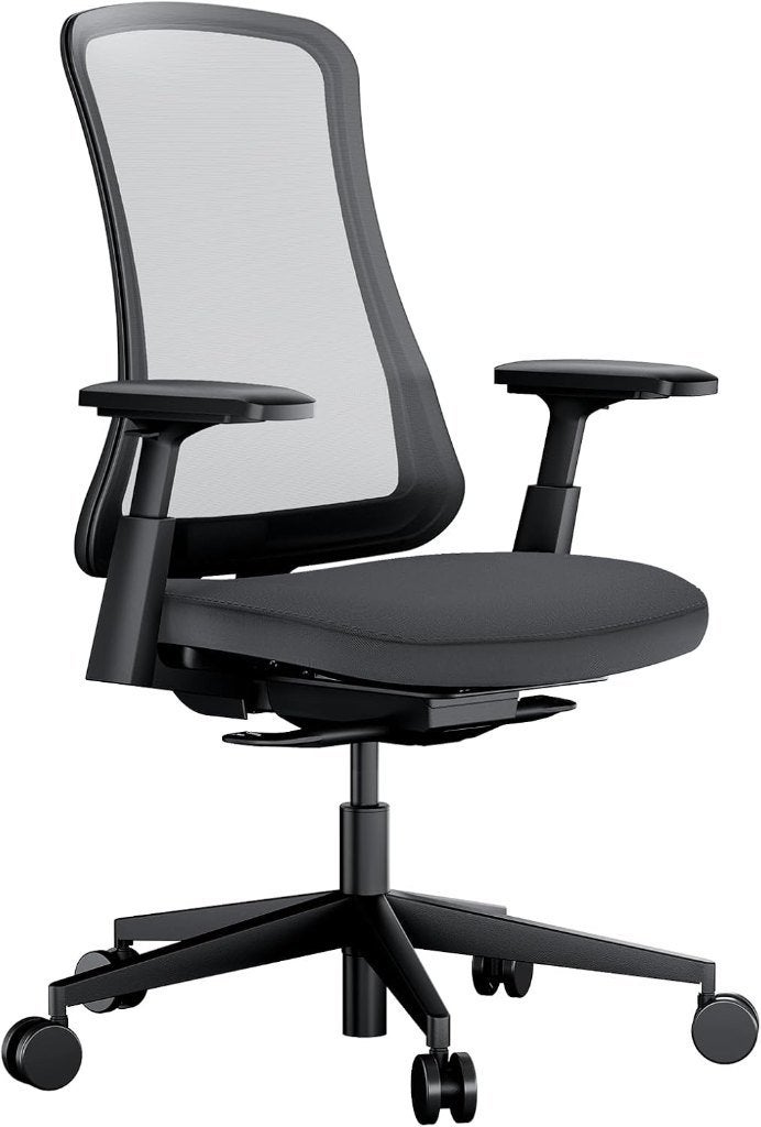 Bureaustoel Ergonomisch – Mesh – Verstelbaar – Zwart NIEUW, Maison & Meubles, Chaises de bureau, Neuf, Enlèvement ou Envoi, Chaise de bureau
