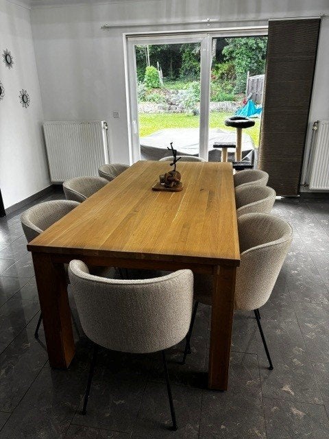 Table salle à manger, Comme neuf, 100 à 150 cm, Enlèvement, Chêne
