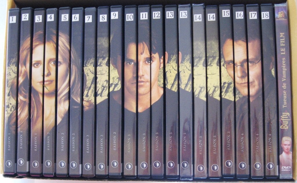 DVD Buffy saison 1 à 4 et film de 1992, Enlèvement ou Envoi, Néerlandais, Comme neuf, Horreur-comédie