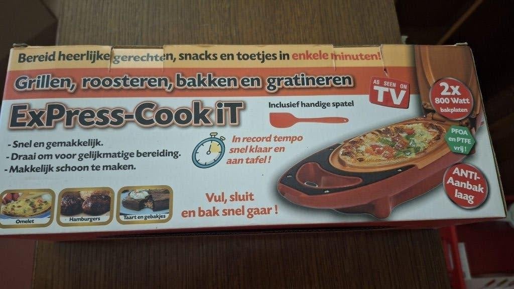 Grillen, roosteren, bakken en gratineren, Elektronische apparatuur, Grillplaten, Ophalen, Zo goed als nieuw, Tafelgrill