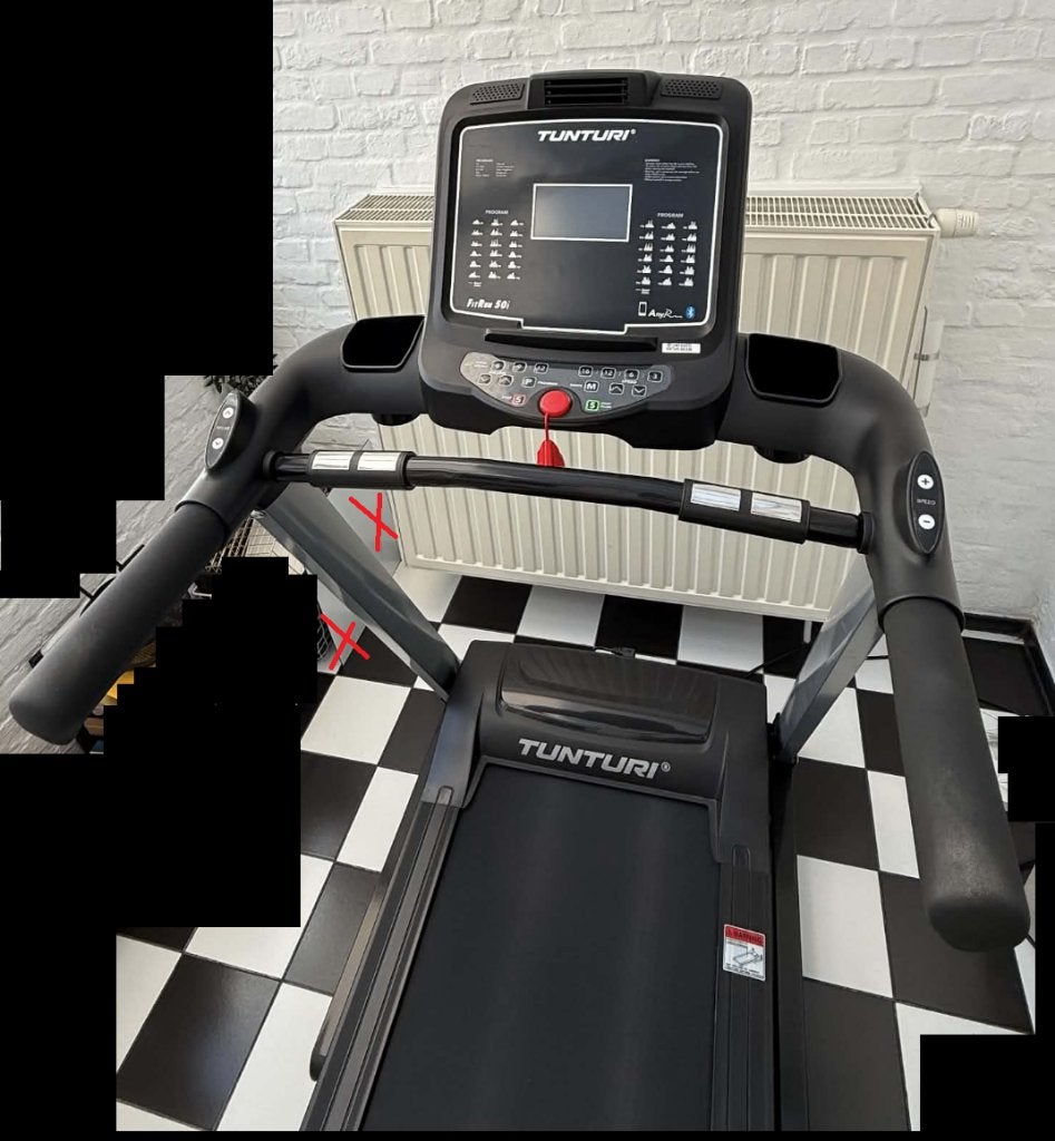 Loopband Tunturi Fit Run 50 + gebruikershandleiding, Ophalen, Zo goed als nieuw, Loopband