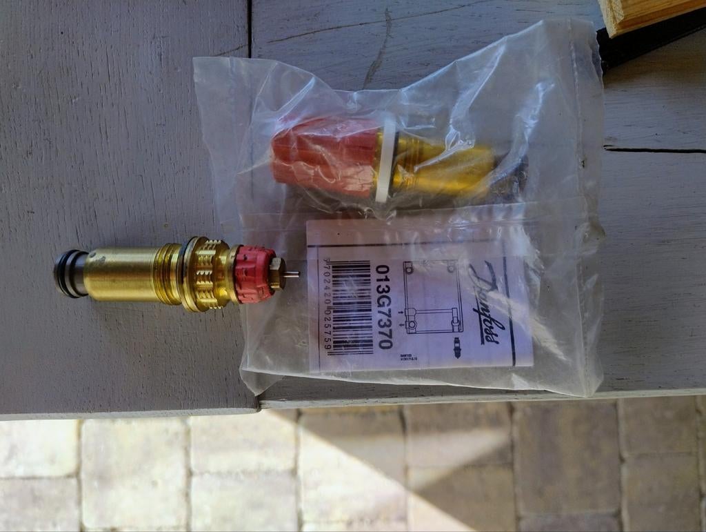 Danfoss insert thermostatisch lichaam, Ophalen