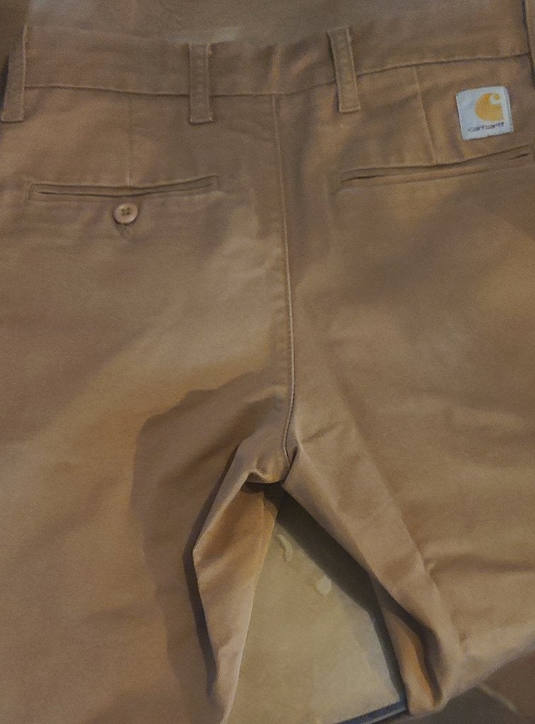 Carhartt chino bruin 27x 30, Carhartt, Comme neuf, Brun, Enlèvement