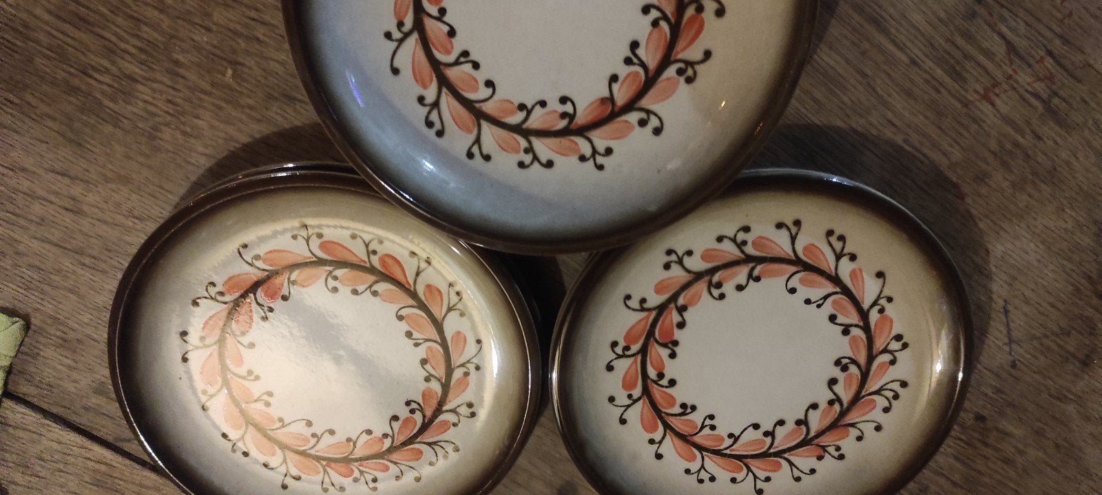 Vintage Servies Boch Belgium "Bernadette" 5-delige set (4+1), Antiek en Kunst, Ophalen of Verzenden