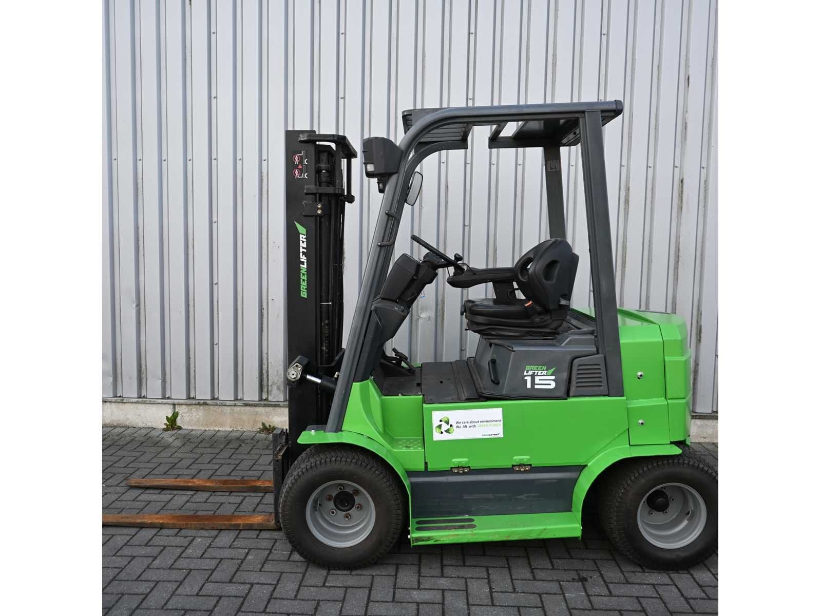 Lifter vert Toyota - 2006 - EL15 - Chariot élévateur, Électrique, Chariot élévateur, Green Lifter Toyota