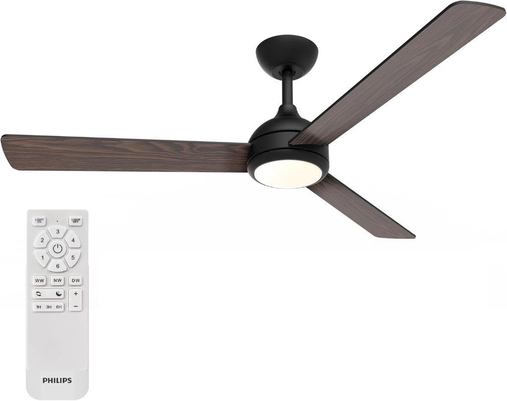 PHILIPS Ventilateur de Plafond avec LED, Enlèvement ou Envoi, Ventilateur avec télécommande, Neuf, Ventilateur de plafond