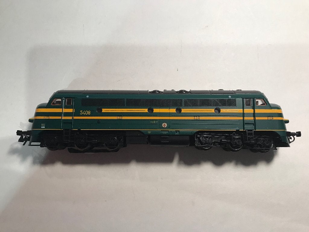 Roco 69474 SNCB 5408 CA, Hobby & Loisirs créatifs, Trains miniatures | HO, Enlèvement ou Envoi, Courant alternatif, Roco, Utilisé