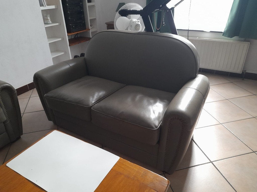 Salon, Huis en Inrichting, Ophalen, Overige materialen, Gebruikt, Rechte bank