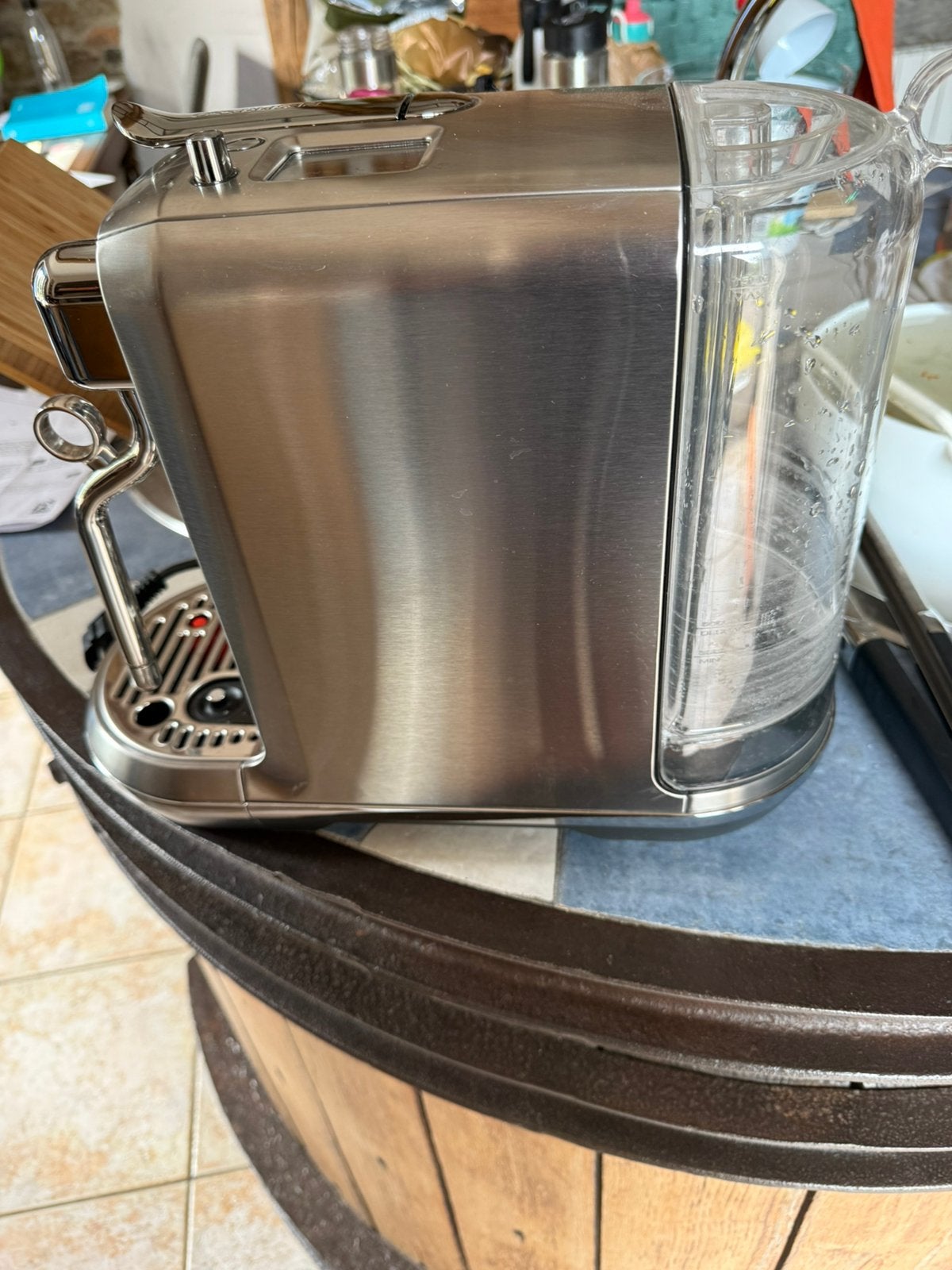 Machine nespresso sage, Electroménager, 1 à 2 litres, Enlèvement, Utilisé, 1 vitesse