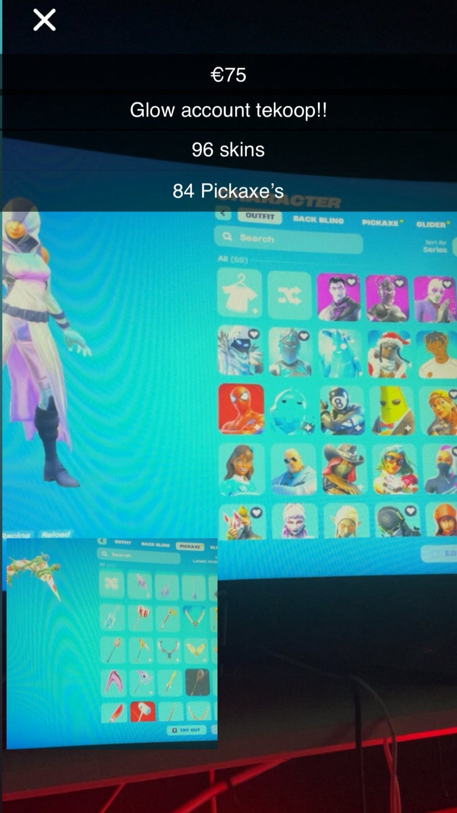 Compte Glow Fortnite, Envoi, Comme neuf