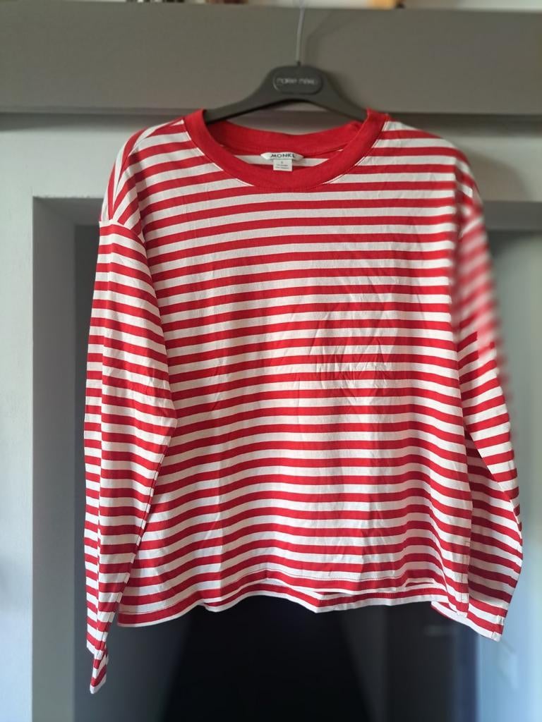 Chemise à rayures Monkl, taille S, oversize, Taille 38/40 (M), Monkl, Enlèvement ou Envoi, Manches longues