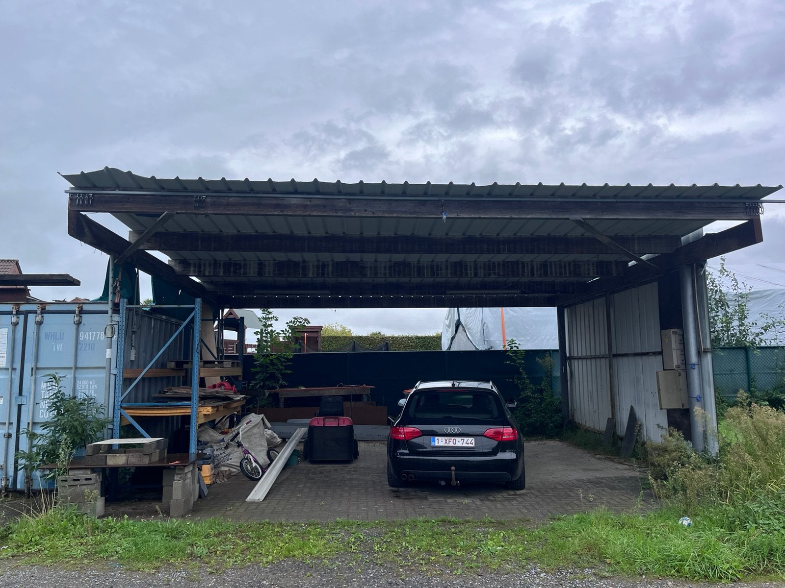 Abri d'auto sans poteaux, Enlèvement, Utilisé, Carport