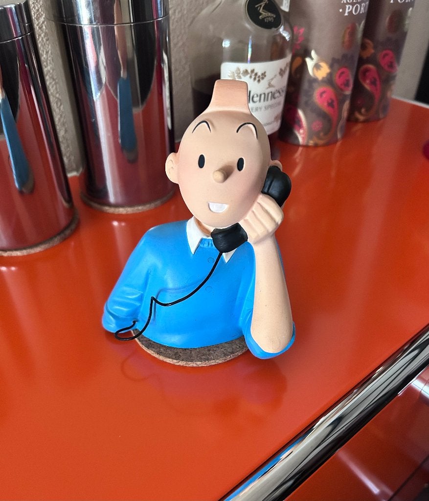 Tintin Tintin Buste Leblon, Collections, Enlèvement ou Envoi, Tintin, Utilisé, Statue ou Figurine