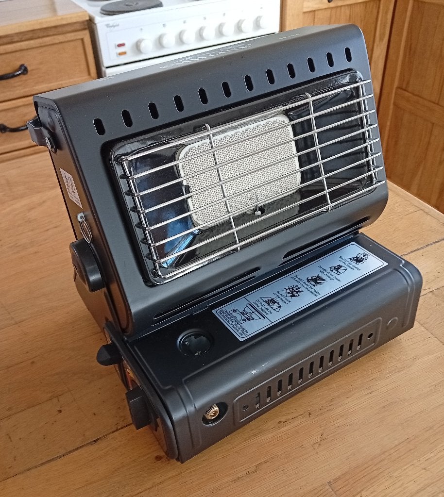 Chauffage à gaz (camping, BBQ, terrasse…) + fonction cuiseur, Enlèvement, Neuf