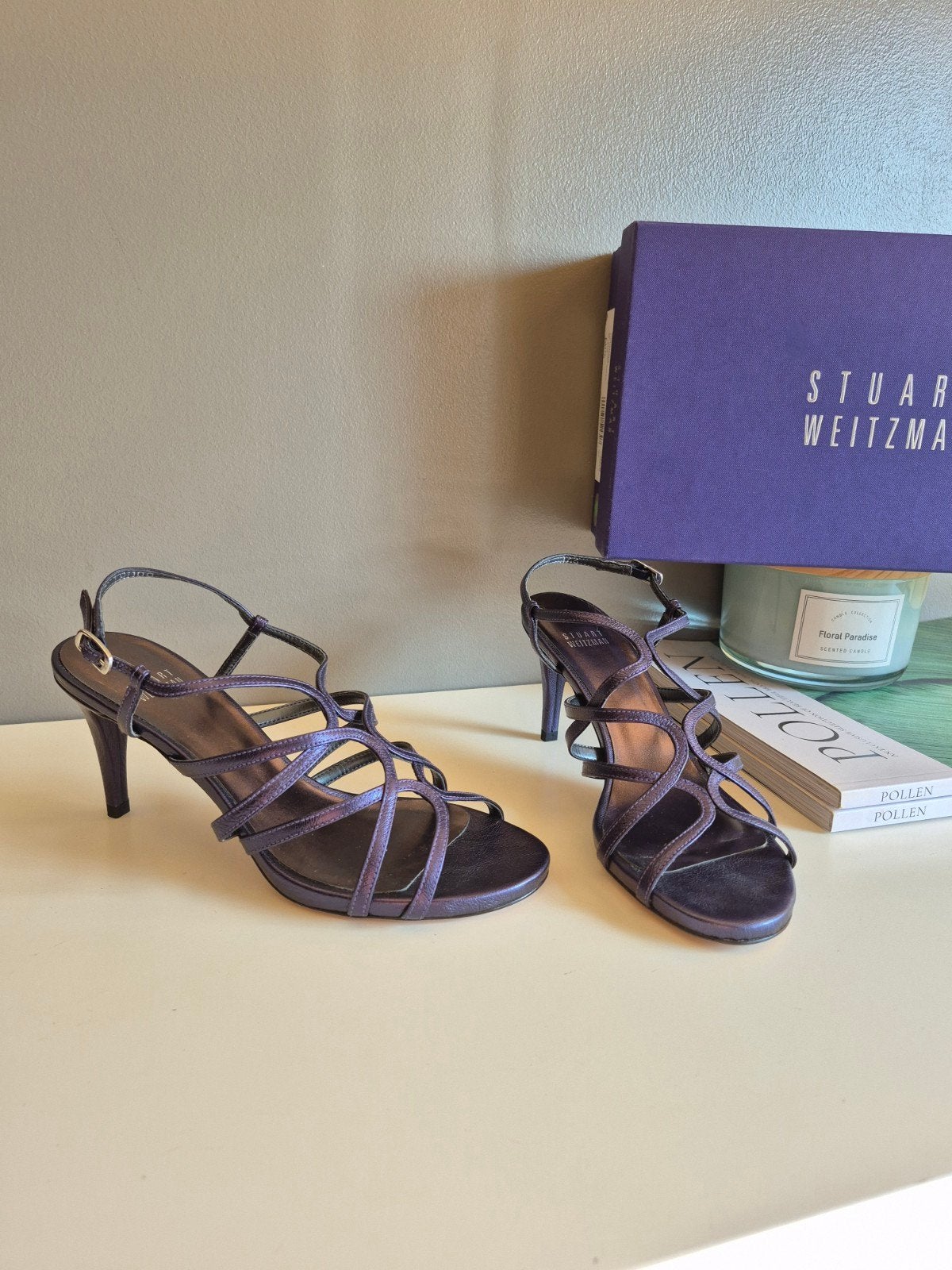 Sandales à talons neuves Stuart Weitzman taille 37,5 - neuve, Enlèvement ou Envoi, Bleu