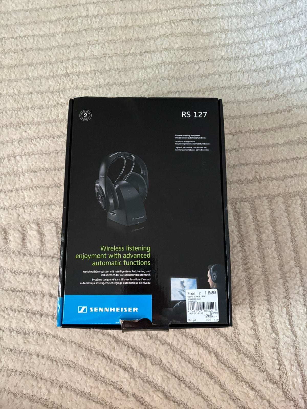 RS 127 Sennheiser koptelefoon, Enlèvement ou Envoi, Comme neuf