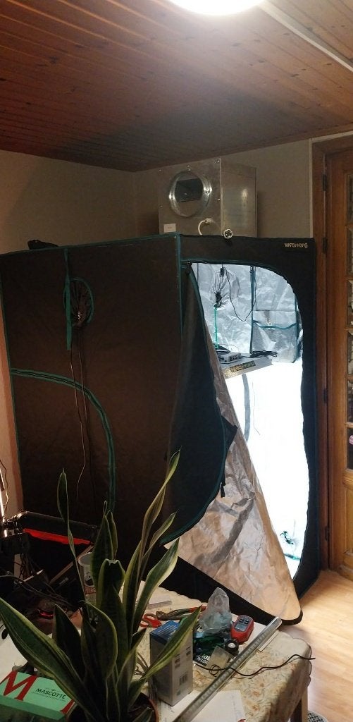 kweektent/opgroeitent, Tuin en Terras, Ophalen, Gebruikt, Kweektent
