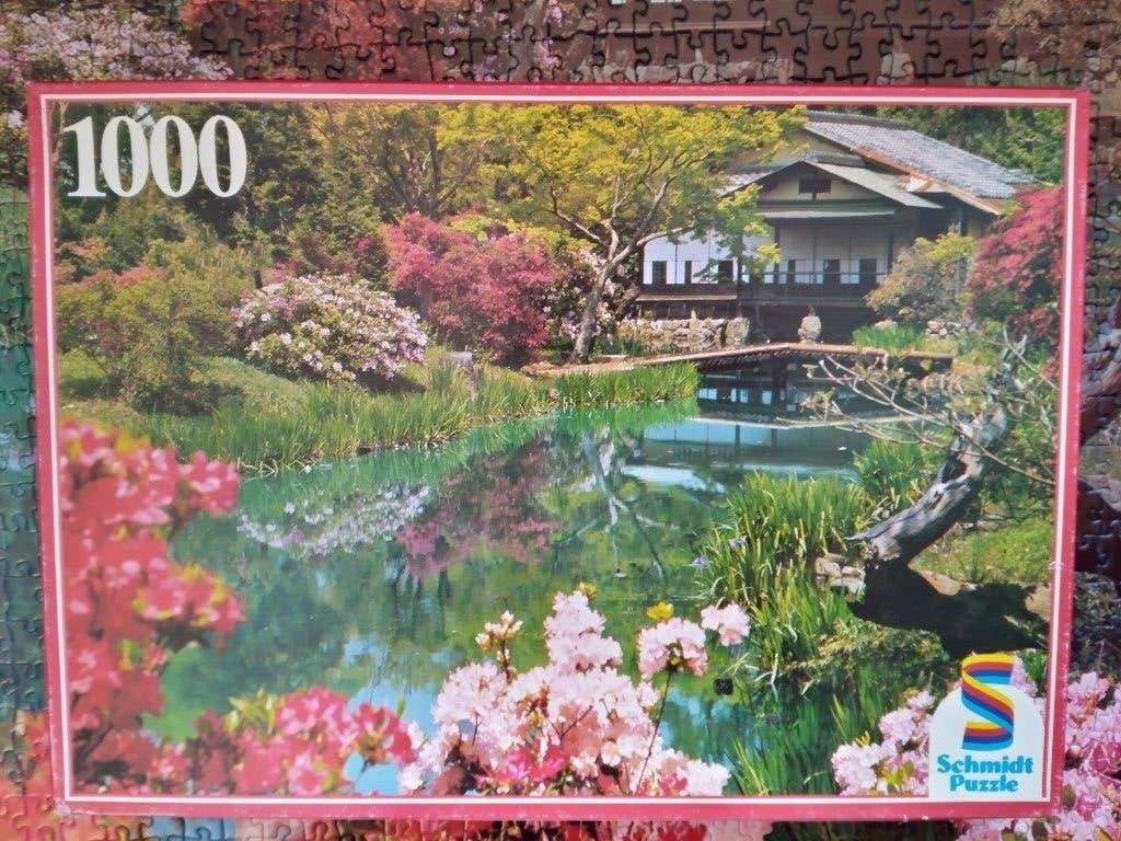puzzel 1000st-Schmidt-Bloementuin, Enlèvement ou Envoi, 500 à 1500 pièces, Puzzle