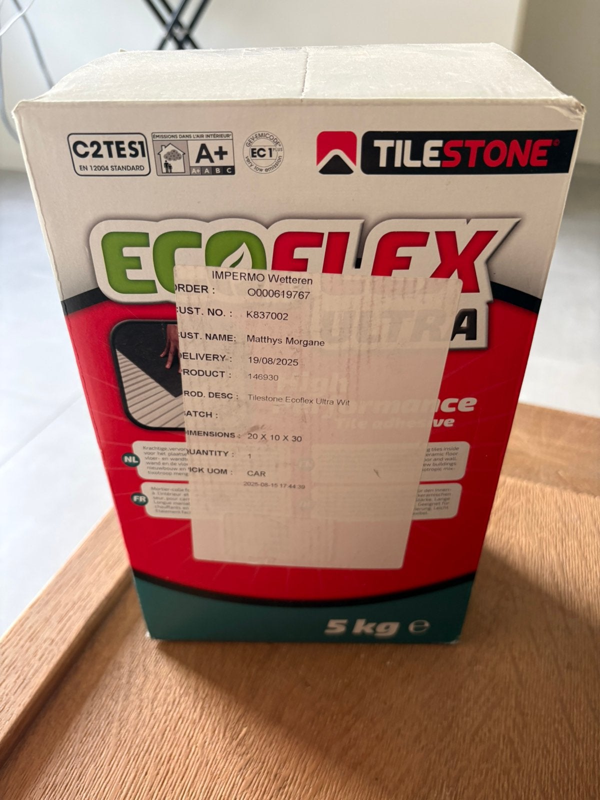Tegellijm ecoflex ultra wit, Ophalen, Zo goed als nieuw