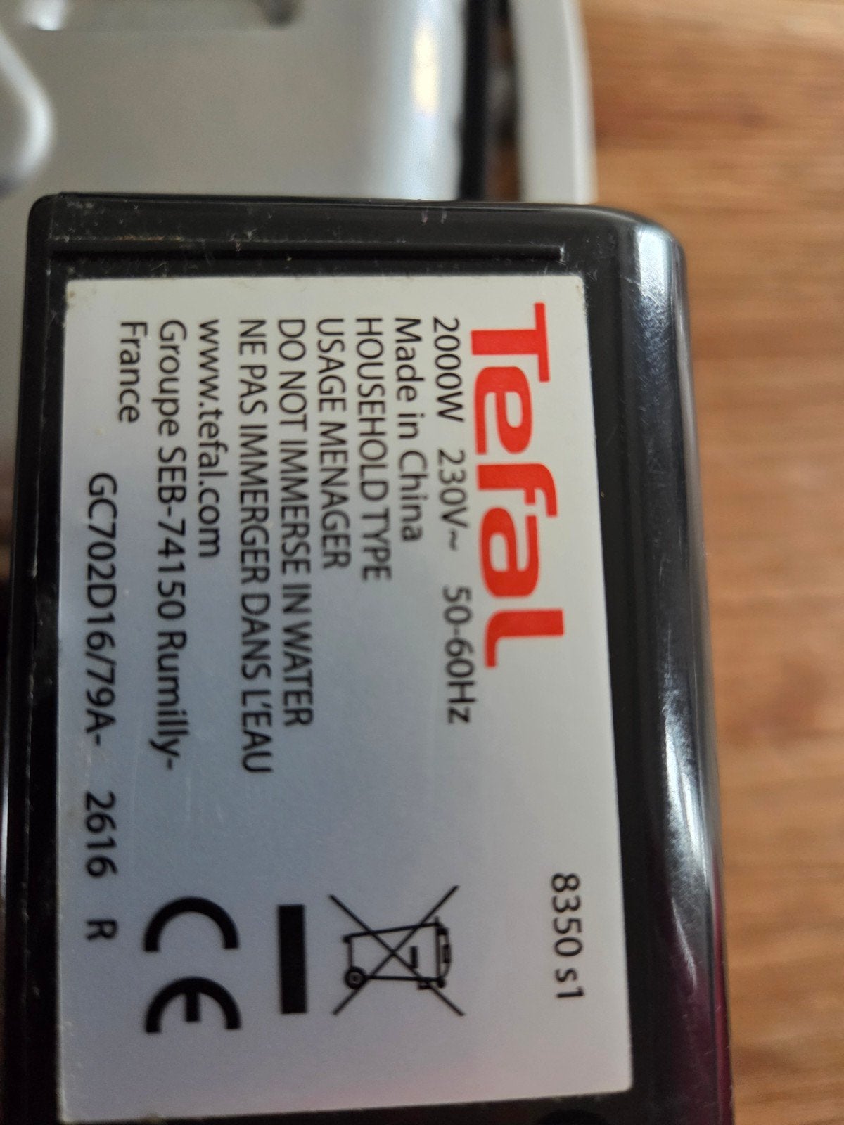 Tefal Optigrill, Electroménager, Enlèvement, Plaques amovibles, Utilisé