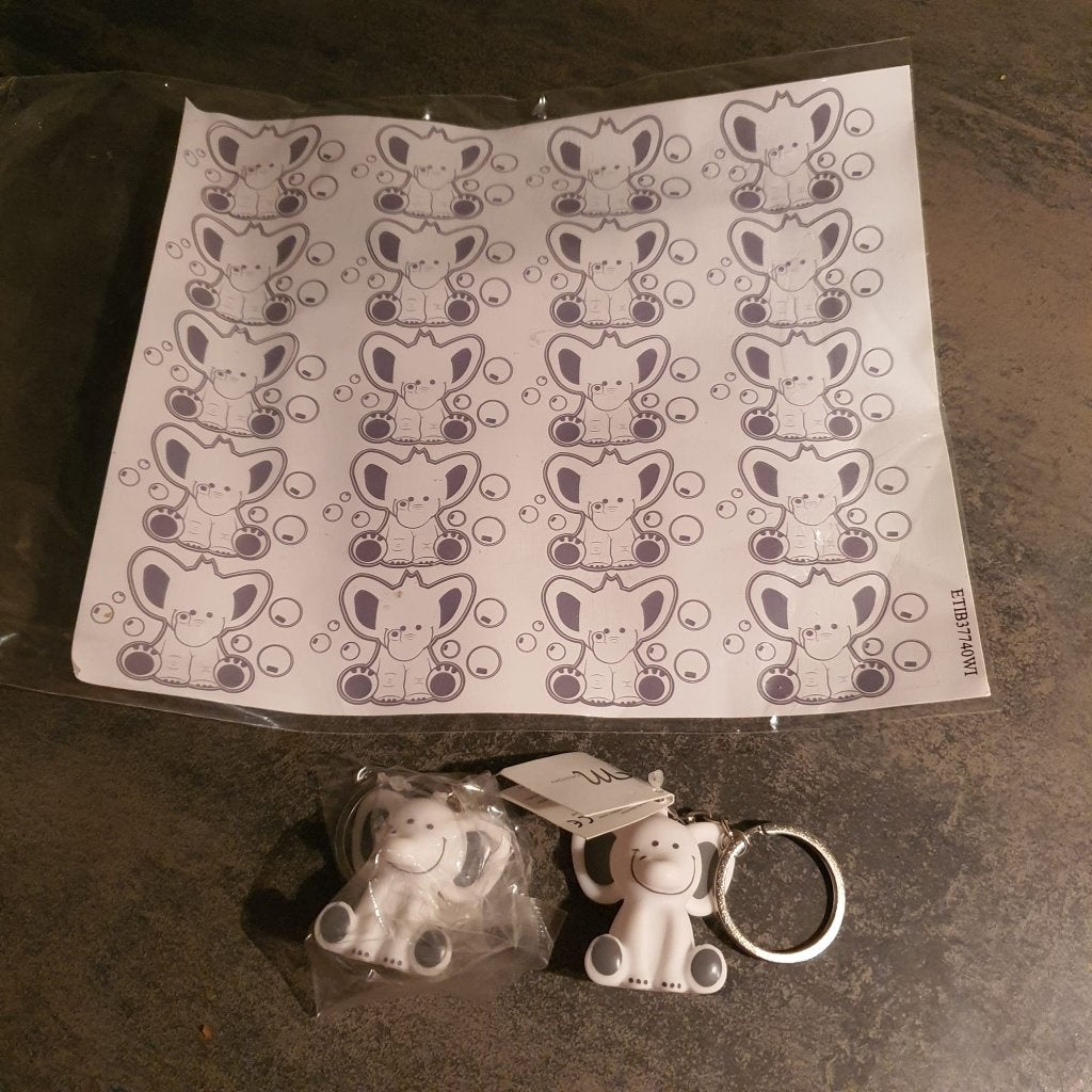 Olifant wit collectie UITVERKOOP, Kinderen en Baby's, Ophalen of Verzenden, Nieuw, Kraamcadeau