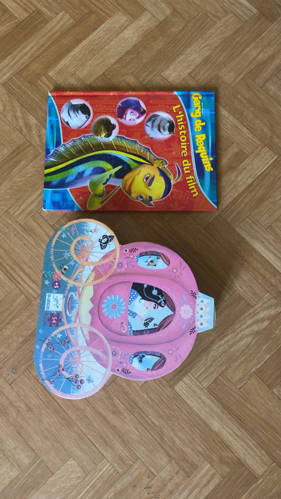 Puzzle Le Carrosse d’Élise et livres Gang de requins, Enlèvement, Puzzle