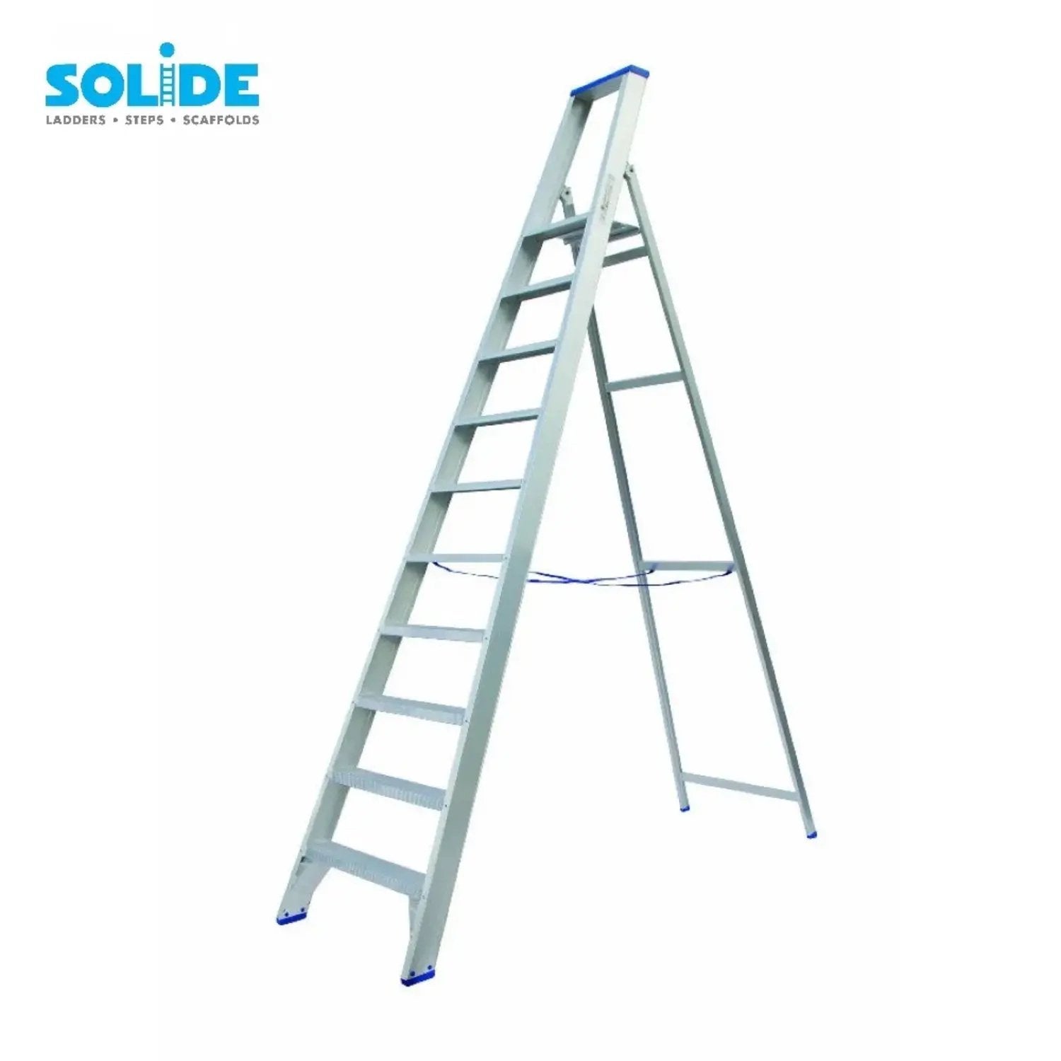Trapladder solide 10 treden; 2,5 meter, Doe-het-zelf en Bouw, Ladders en Trappen, Ophalen, Zo goed als nieuw