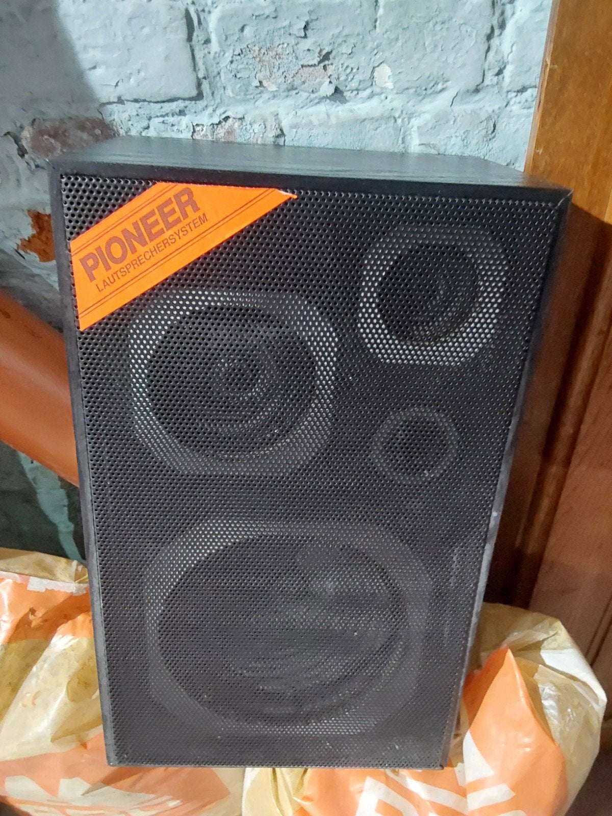 A VENDRE 2 BAFFLES NOIR *PIONEER * 4 voie en caisse= super, TV, Hi-fi & Vidéo, Enlèvement, Enceintes stéréo, Entrée AUX, Pioneer