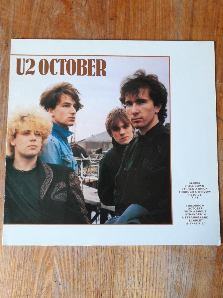 LP U2 "October", Gebruikt, Ophalen of Verzenden, 12 inch, Poprock