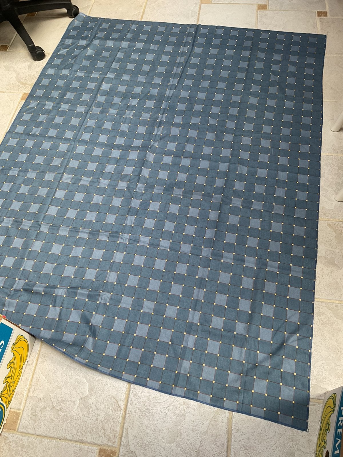 Geruit tafelkleed 180x140, Maison & Meubles, Nappe, Enlèvement ou Envoi, Utilisé, Rectangle