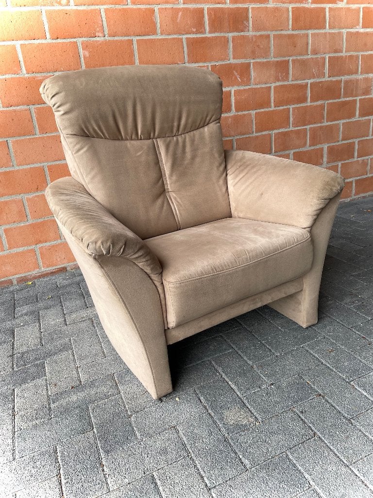 Zetel - fauteuil - verstelbaar - als nieuw, Huis en Inrichting, Fauteuils, Ophalen, Zo goed als nieuw, Stof