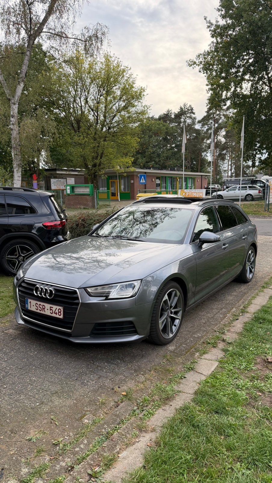 AUDI A4 AVANT-EURO6B-DIESEL-2017, Stof, 4 cilinders, A4, Verwarmde buitenspiegels