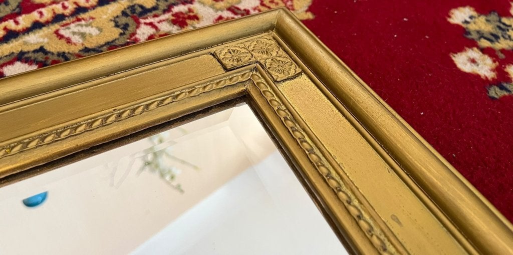 Miroir biseauté doré, Ophalen, Zo goed als nieuw