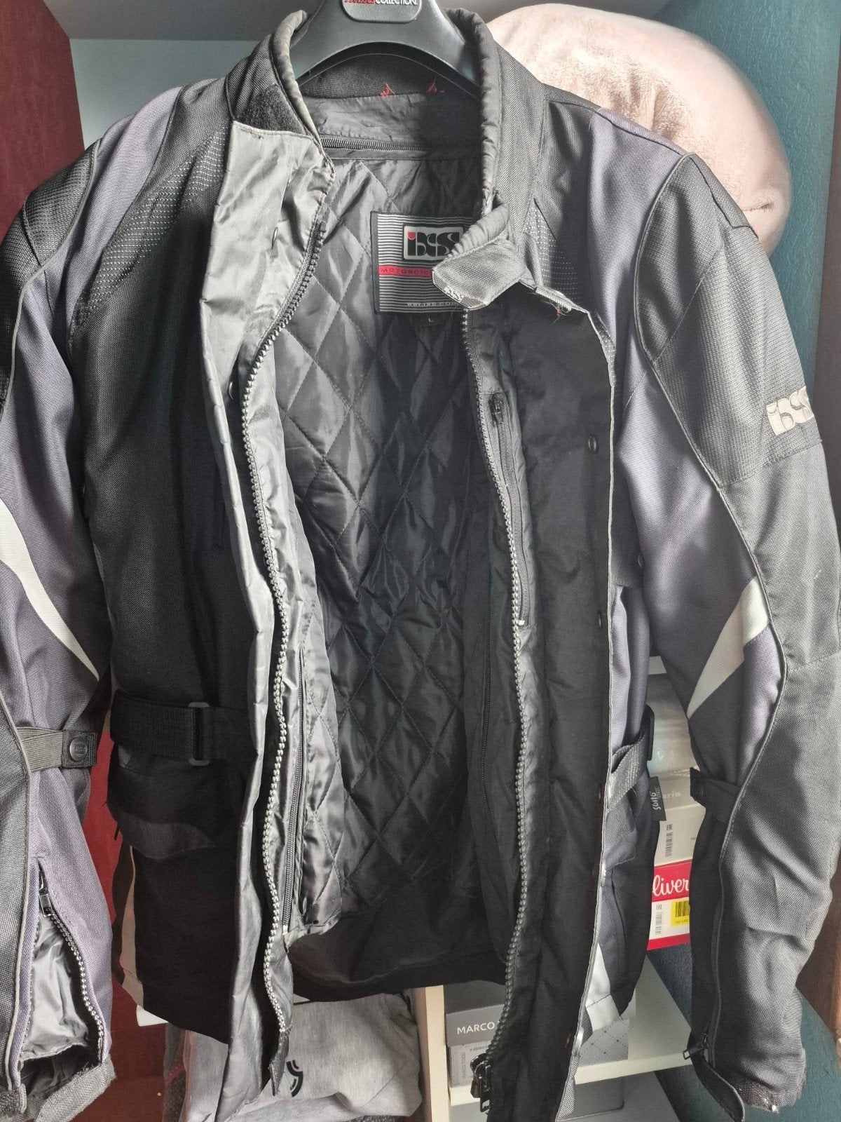 A vendre veste de moto IXS homme L, Enlèvement