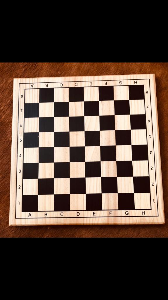 houten schaakbord, Hobby en Vrije tijd, Een of twee spelers, Ophalen of Verzenden, Nieuw