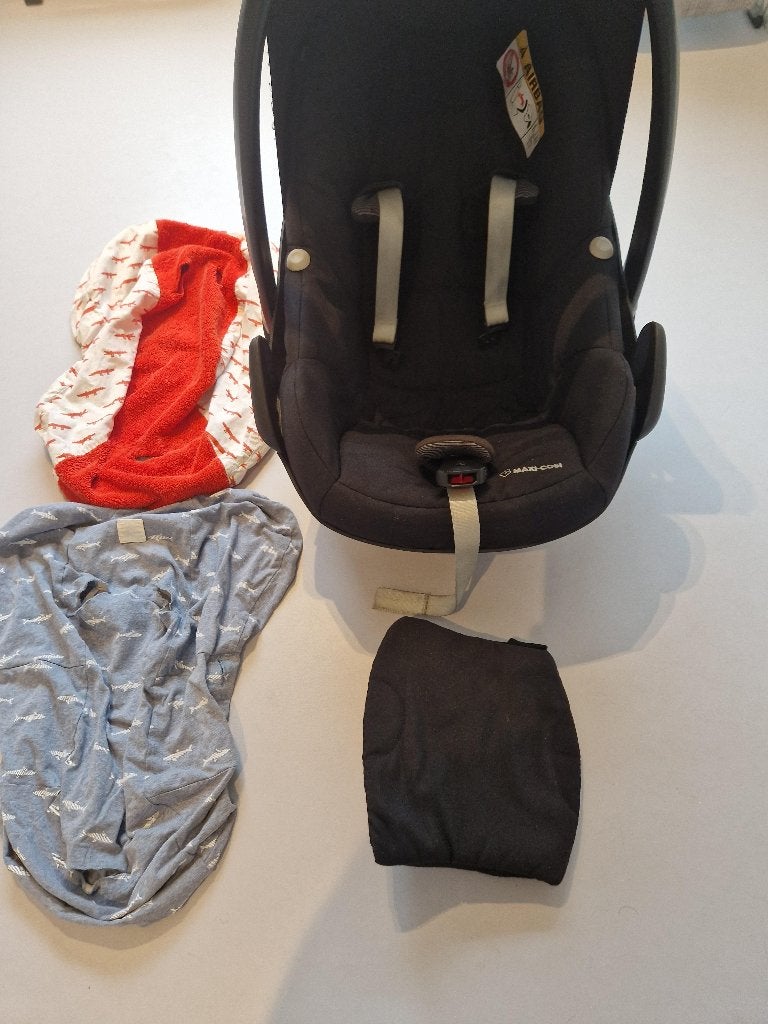 Siège auto pour bébé Maxi Cosi avec housse, 0 à 18 kg, Mode veille, Enlèvement, Maxi-Cosi